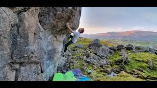 Against the Grain (7B+) FA - Llangattock Escarpment (Craig y Castell)