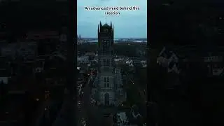 A wonderfull sight from above in Zaltbommel. #drone #church #dronevideo #view