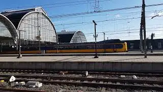 NMBS/SNCB Class 28 - 2803 NS Class 186 Arriving at Amsterdam Centraal Station on 21/06/22