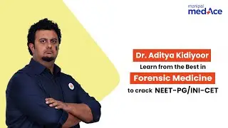 Meet Dr. Aditya Kidiyoor, Forensic Medicine Faculty at Manipal MedAce