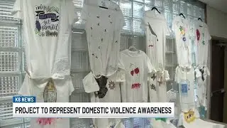 Clothesline Project displays over 400 shirts representing Arkansas domestic violence victims