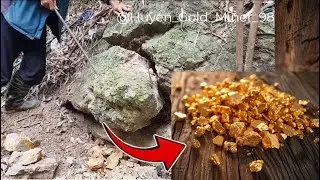 Destroy the 5 Ton Quartz Rock and the Gold Inside - Real Gold Panning & Prospecting