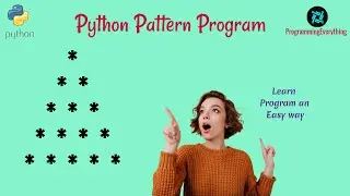 Python pattern program 13 | in Hindi | learn an easy method