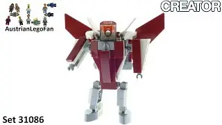Lego Creator 31086 Futuristic Robot Speed Build