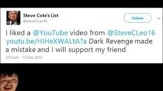 Steve Cote supports pedo Dark Revenge