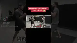 How to throw a side kick like Steven 