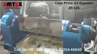 Cold Press Oil Expeller ZX 125 #ColdPressOilExpeller #oilexpellermachine #oilexpeller