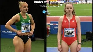 Будер против Даалманна, ISTAF Дюссельдорф 2026 #женщиныспортсменки #женскийпрыжоквдлину #легкаяат...