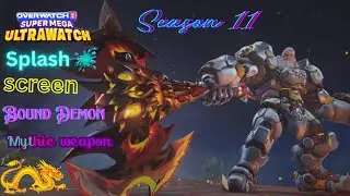 Overwatch2 Mythic Weapon Bound Demon Splash💦 screen #reinhardt  #mythicwepon  #speedm12  #overwatch2