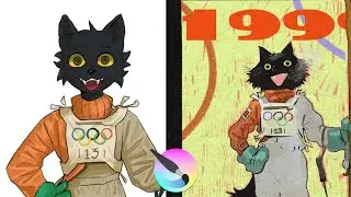How to Draw the Olympic Cat (Kotka Olimpijska)