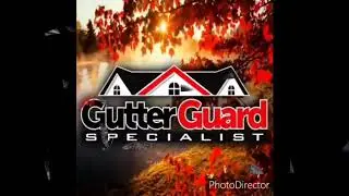 Leafblaster Pro by Gutterglove... water coming from upper gutter