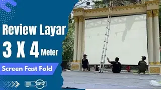 Review Screen Fast Fold 3x4 Meter | Background Panggung #pengajian