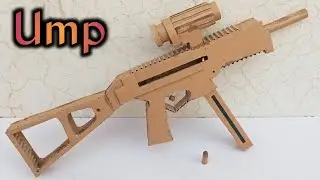 How to Make UMP Submachine Gun with Cardboard | DIY UMP45 SMG from Cardboard (Working Model)