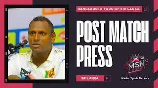 Bangladesh Tour of Sri Lanka 2025 | 1st Test Post Match | Angelo Mathews Press&nbsp;Conference