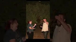 That spirit didn't want to hear Chris talking anymore! 🤣#haunted #chrisandamber #ghosthunters