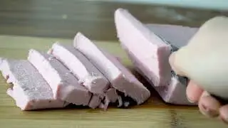 Not many people know this recipe. Interesting way of making chicken lunchmeat