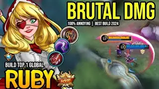 RUBY BEST BUILD 2024 | BUILD TOP GLOBAL RUBY GAMEPLAY | MOBILE LEGENDS✓