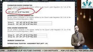 CA EXAMS MAY 2022 EXAMS DATE -IMPORTANT ANNOUNCEMENT BY ICAI