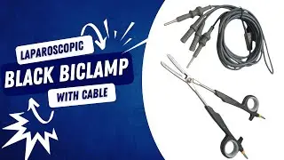 Laparoscopic Black Biclamp with Cable &ndash; Power, Precision & Performance for Every Surgical Procedure!