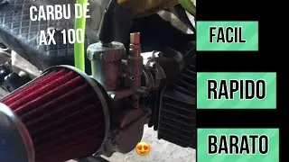 Como adaptar carburador de ax 100 a zanella 50