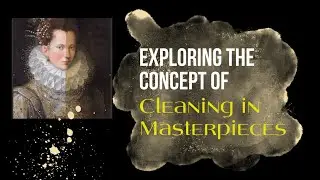 Exploring the Concept of Cleaning in Masterpieces #old #oldart #restavration #antique #vintage