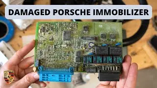 Repairing a WATER DAMAGED Immobilizer in our PORSCHE 😥💦 I Ep. 2