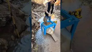 How I Extract Gold from River Sand with My DIY Machine!