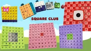 Numberblocks Square Club | Fun Squares, Patterns & Builds!