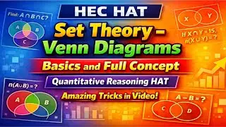 Set Theory- Venn Diagrams, Quantitative Reasoning, Aptitude test #HecHat