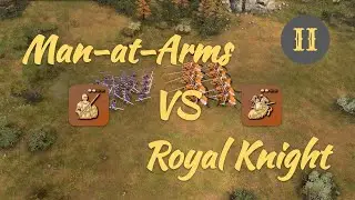 Man-at-Arms vs Royal Knight in Feudal