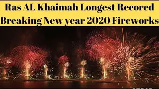 New Year 2020 Fireworks Al Marjan Island Ras Al Khaimah UAE