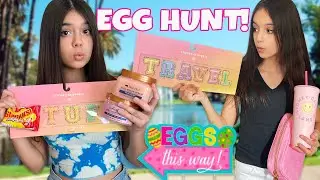 EGG HUNT SWITCH UP CHALLENGE - Teen version! | Emily and Evelyn