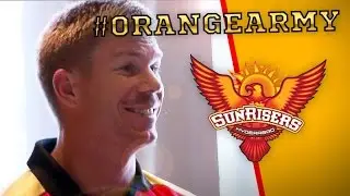 The Sunrisers welcome Captain Warner into their IPL charge!