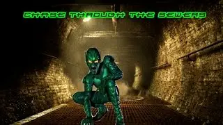 Spider-man The Game - Chase Through The Sewers (Green Goblin Game Play)
