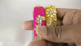 Yaalz Raw Silk Bangles