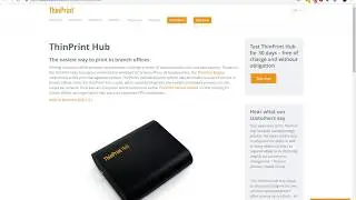The easiest way to print remotely | ThinPrint Hub Tutorial