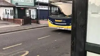 Route 6 Hedingham Ex Konect bus Envirio 400 passes Clacton Jackson Road