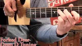 How to Play Forked Deer on Guitar- Drop D Tuning!