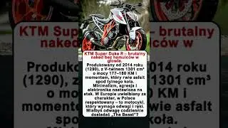 KTM Super Duke R &ndash; brutalny naked bez hamulc&oacute;w w głowie.