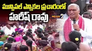 Harish Rao Election Campaign in Gaddapotharam Municipality | Narsapur | BRS | Mega9tv