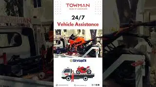 Stranded with your bike? 🏍️ Don&rsquo;t stress! Watch TowMan&rsquo;s reliable bike towing service in action.