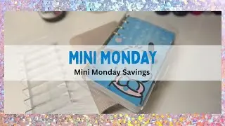 Mini Monday savings #fyp #youtuber #save #money #fun 