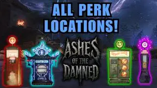Ashes of the Damned – ALL PERK LOCATIONS (Black Ops 7 Zombies)