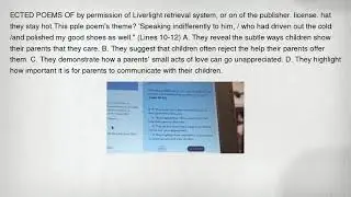 ECTED POEMS OF by permission of Liverlight retrieval system, or on of the publisher. license. hat th