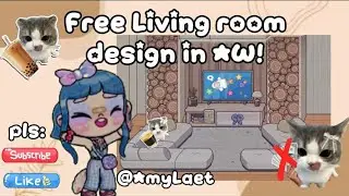 FREE living room design in Avatar World!🌷✨| #AvatarWorld #pazugames #fyp #Avatarlife
