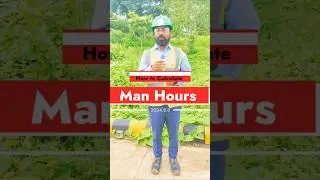 How to calculate Manhours in EHS Report.#construction #education #hse