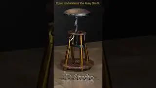 Simple Height Adjustment Mechanism for a metal Stool