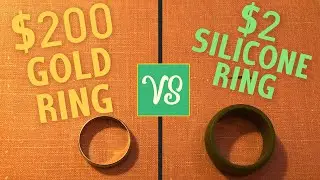 $200 Gold Ring VS $2 Silicone Ring