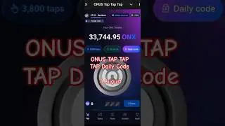 3 August ONUS TAP TAP TAP daily Code
