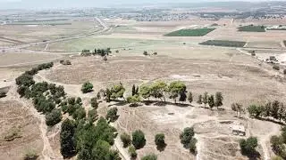 Tel Shimron - Aerial Views (BibleWalks.com)